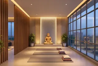 Yoga & Meditation Zone at Parth Lake View